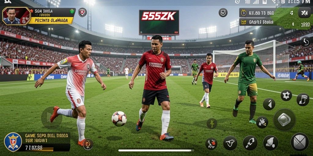 Gameplay menarik dan mendebarkan dalam 555ZK.