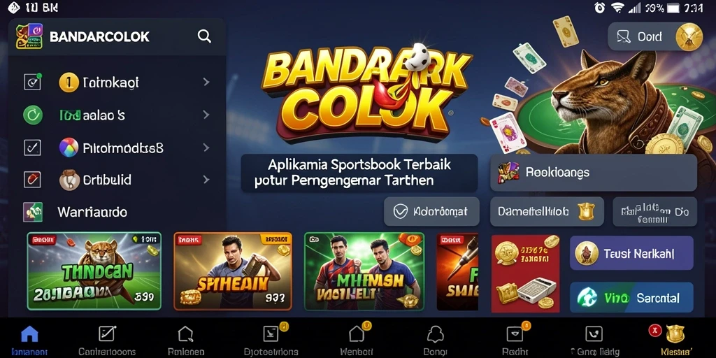 Tampilan gameplay BANDARCOLOK dengan taruhan olahraga yang menarik.