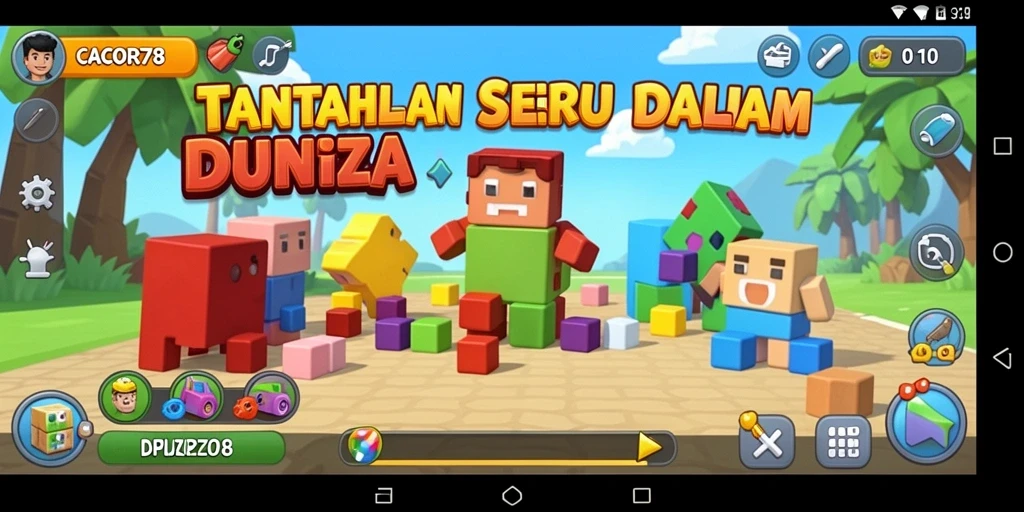 Tampilan gameplay CACOR78 yang menantang dan seru.