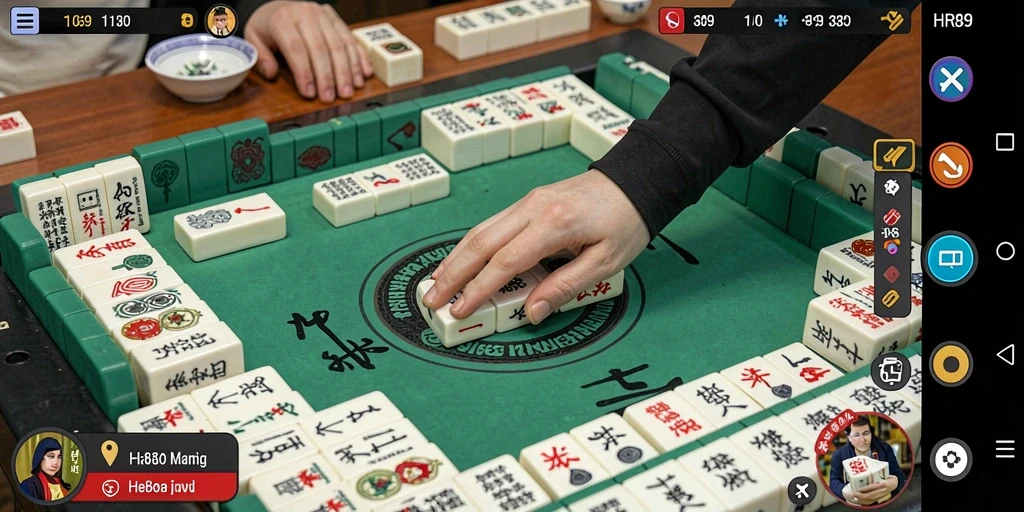 Tampilan gameplay yang menampilkan tantangan Mahjong dari HR89.