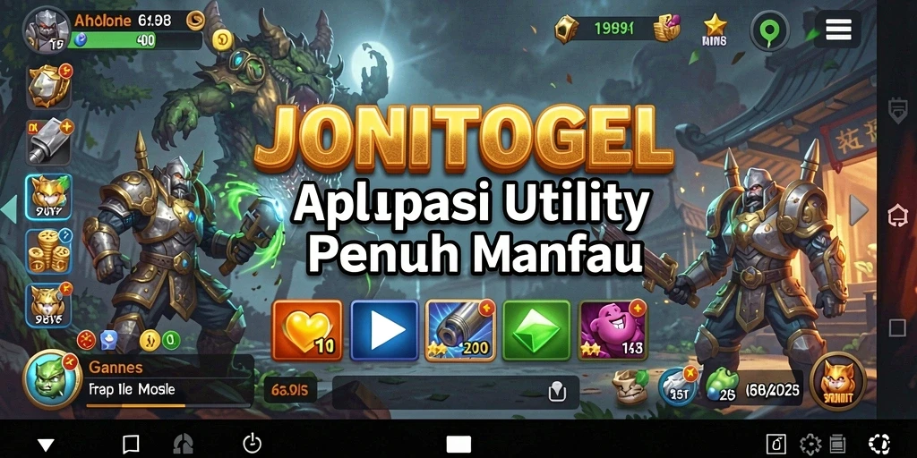 Tampilan antarmuka JONITOGEL yang user-friendly dan fungsional.