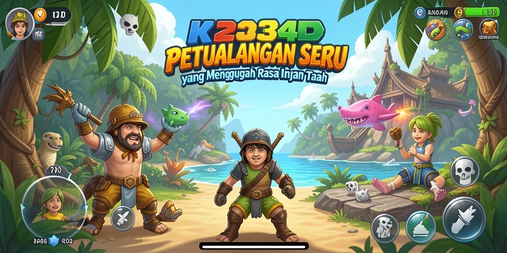 Tampilan gameplay seru K234 dalam dunia petualangan yang menantang.