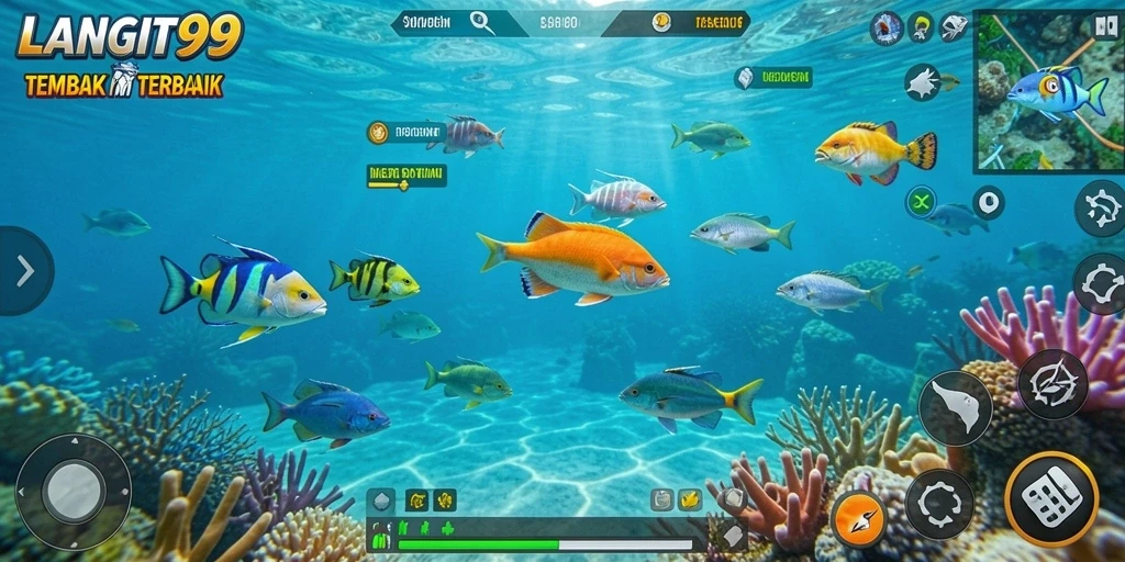 Tangkapan layar dari gameplay menantang di LANGIT99.