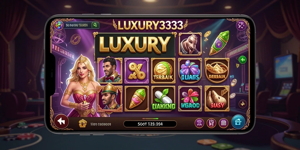 Screenshot utama LUXURY333 menunjukkan gameplay Slot yang mendebarkan.