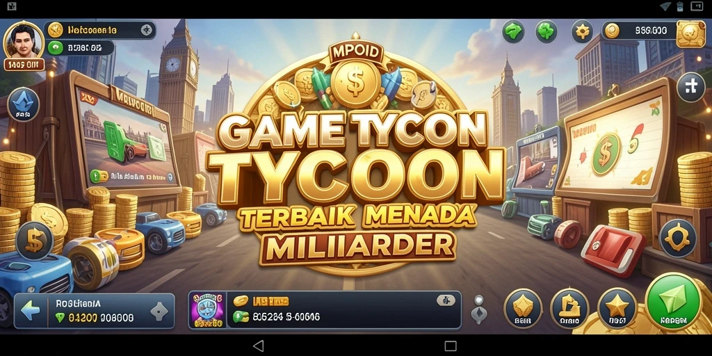 Tangkapan layar gameplay MPOID menampilkan dunia Tycoon yang dinamis.