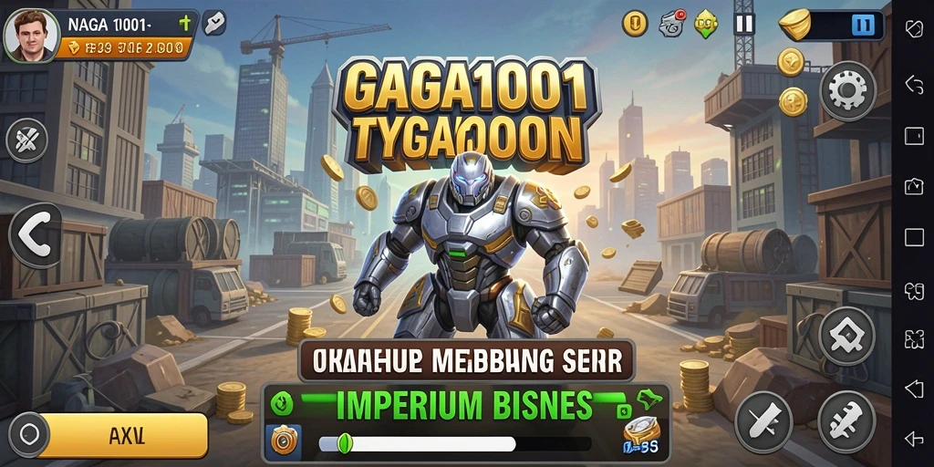 Screenshot NAGA1001 yang menunjukkan gameplay Tycoon yang seru.