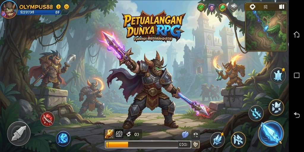 Tampilan gameplay epik OLYMPUS88 yang memikat.