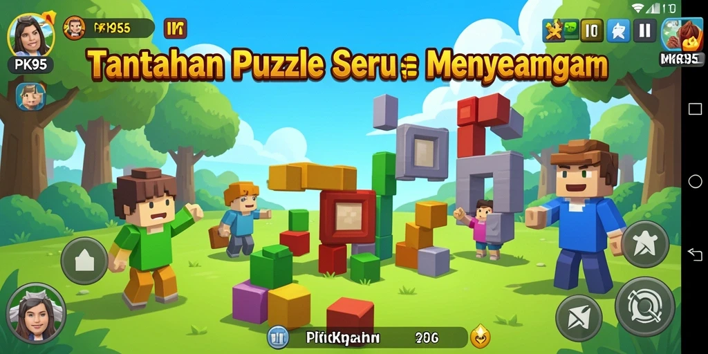 Tangkapan layar gameplay PK95 menampilkan tantangan puzzle yang mengasyikkan.
