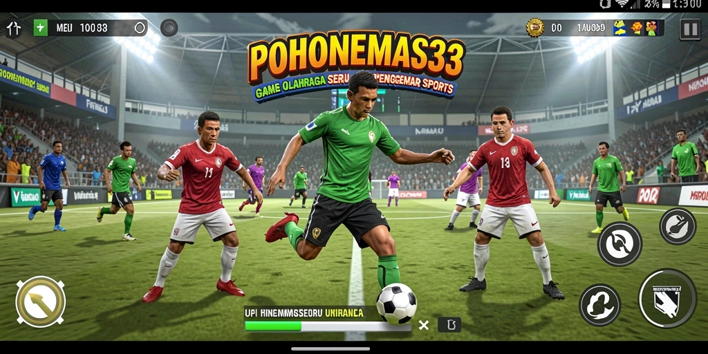 Tampilan menegangkan dari gameplay POHONEMAS33 yang seru dan kompetitif.