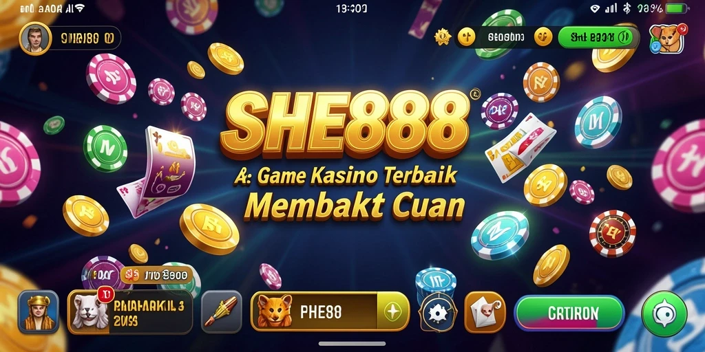 Tangkapan layar gameplay dari SHE888 yang menampilkan pengalaman Kasino yang mendebarkan.