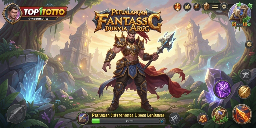 Screenshot menampilkan aksi seru dari gameplay ARPG di TOP1TOTO.