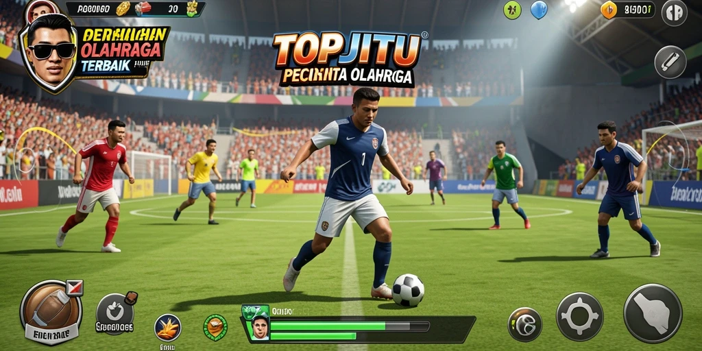 Gameplay dinamis dan menarik dari aplikasi TOPJITU.