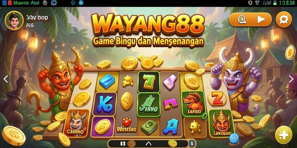 Tampilan gameplay Bingo yang menarik dan interaktif di WAYANG88.